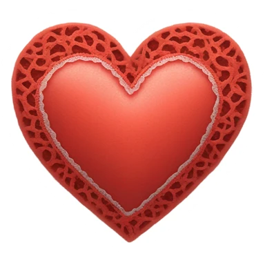 Valentines heart sticker