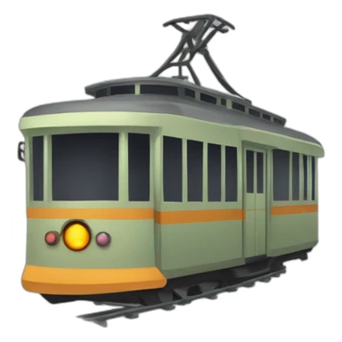 tramway horror halloween sticker