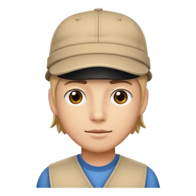 Un bélico con una gorra tombochio  sticker