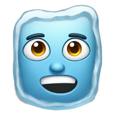 Iced late emoji  sticker
