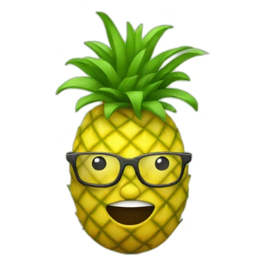 ananas man sticker