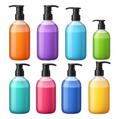 Shampoo, conditioner, mask  sticker