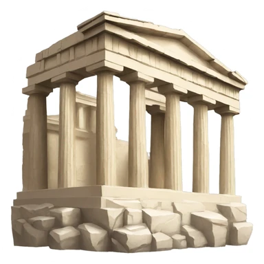 acropolis statue sticker