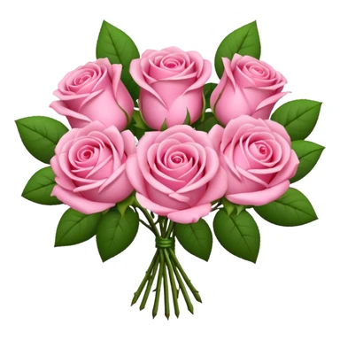 Bouquet of pink roses  sticker