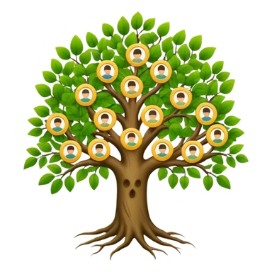 family tree sticker