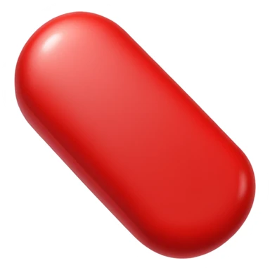 A Case in red Pill sticker