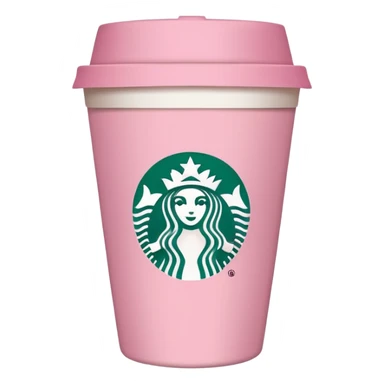 pink Starbucks  sticker