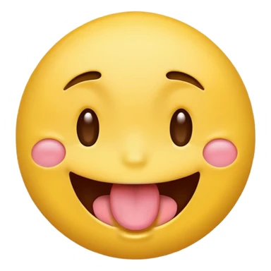 winking tongue out emoji  sticker
