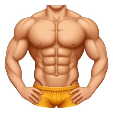 abdominal muscles sticker