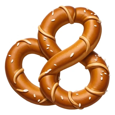 pretzel with salt sticker