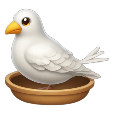 boiled bird sticker