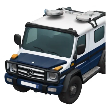 Gelendwagen police Mercedes  sticker