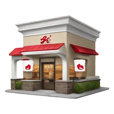Chick fil a restaurant  sticker
