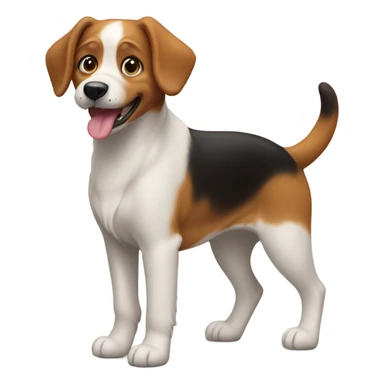 wagging tail sticker