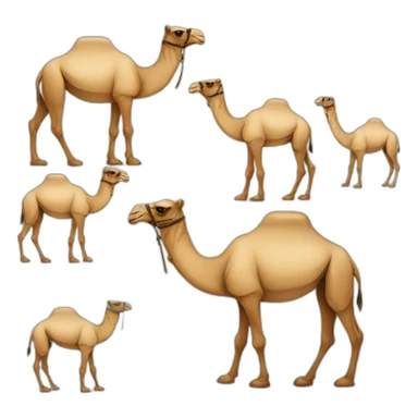 egyptian camel sticker