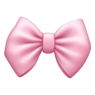 baby pink bow sticker