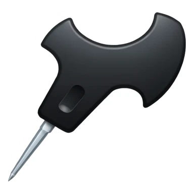 Simple Black cursor sticker