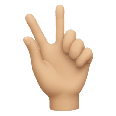 A in sign language sticker