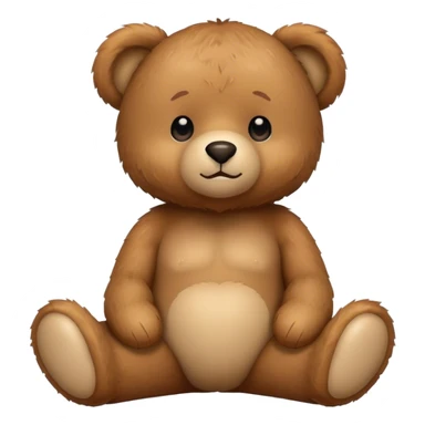 Teddy bear in trunks sticker
