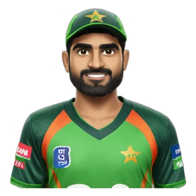 Babar azam sticker