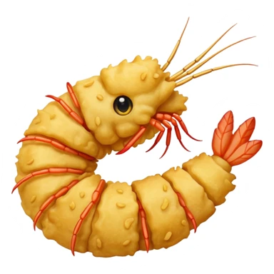 Tempura  shrimp sticker