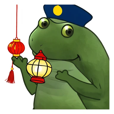 BLACK CHINESE SAYING SYBAU sticker