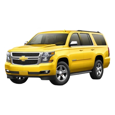 Chevrolet Suburban Yellow Custom sticker