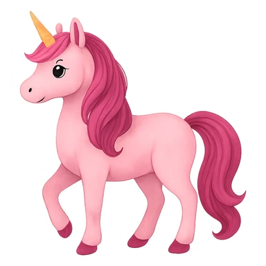 pink unicorn sticker