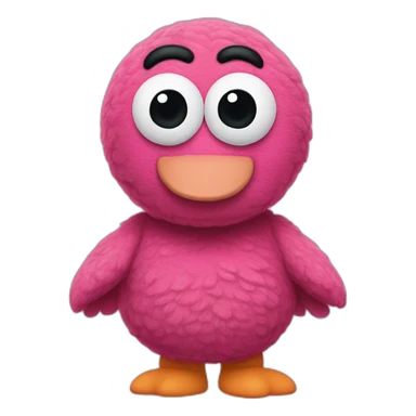 Kirby-Sesame Street sticker