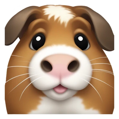 Guinea pig brown with black spots sticker