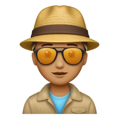 Persona bajo el sol sticker