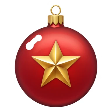 christmas ornament sticker