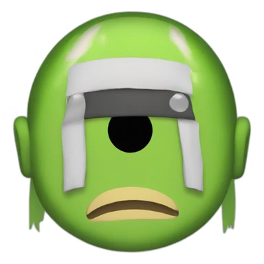 Itachi with shrek sticker