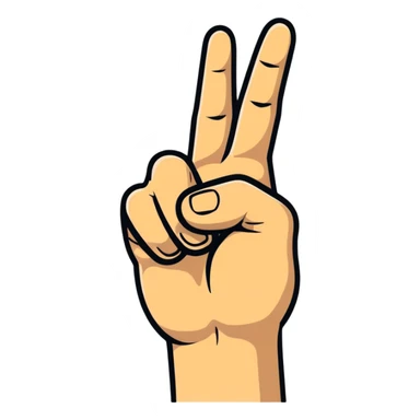 sad middle finger  sticker