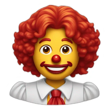 Ronald McDonald sticker