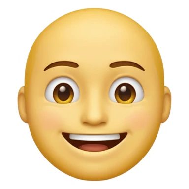 a yellow male emoji with a (closed mouth) sticker