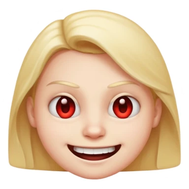 side eyeing evil smiling emoji with mischievous expression sticker