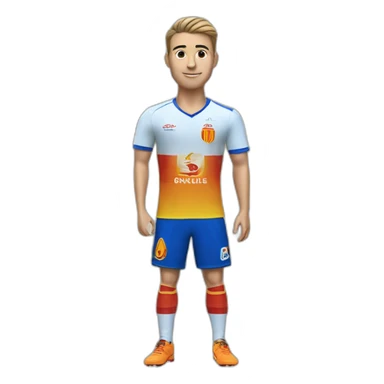 Frère et soeur avec maillot RC Lens sticker