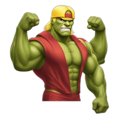 Flexing hulk hogan sticker