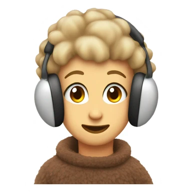 Cozy ear muffs sticker