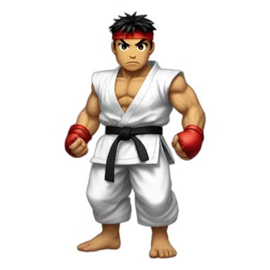 Ryu-Street-fighter sticker