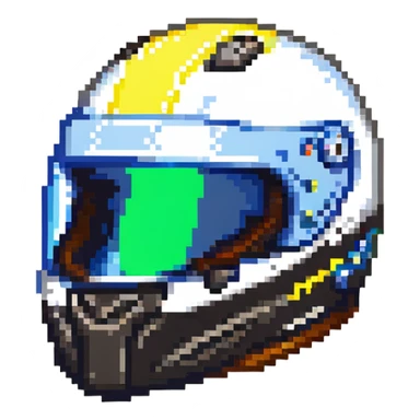 racing driver helmet sticker