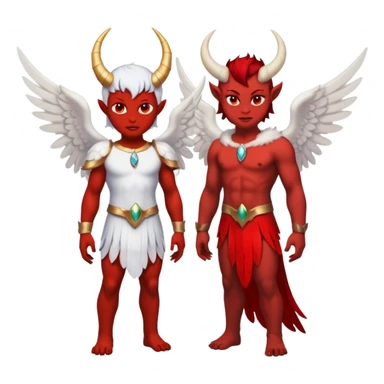 شيطان وملائكة sticker