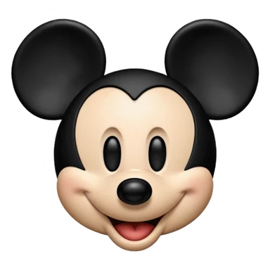 mickey mouse head sticker