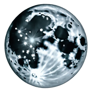 Moon with text that reads good night  sticker