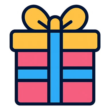 gift box sticker