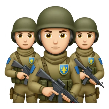 Ukrainian intelligance agency warrior men company group team one sticker