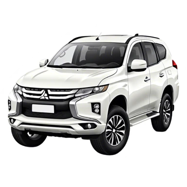 Mitsubishi Pajero sport - Mitsubishi (Model Year: 2021) (Iconic colour: White) sticker