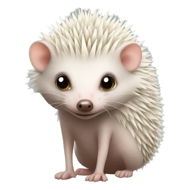 hairless hedgehog sticker