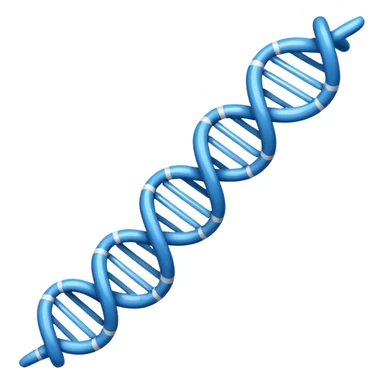 gene emoji, simple DNA structure sticker